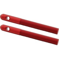 Repl Aluminum Pins 3/8in Red 2pk