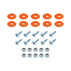 Countersunk Bolt Kit Orange 10pk