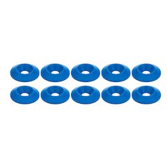 Countersunk Washer Blue 10pk