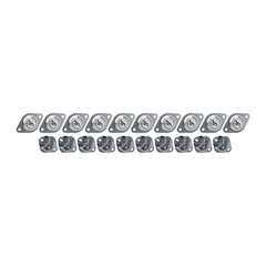 Flush Hd S/E Fasteners 7/16 .500in 10pk Alum