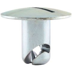 O/S Oval Hd Fasteners 7/16 .500in 50pk Steel