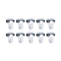 Oval Hd Fasteners 7/16 .750in 10pk Alum