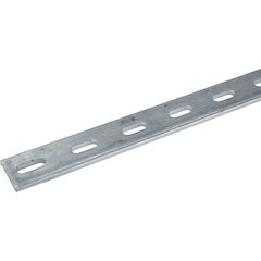 Alum Body Strap Slotted 3/16x1x46
