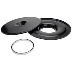 Flat 14in Air Cleaner Kit Black