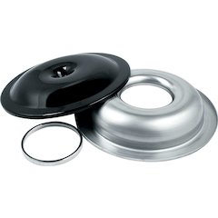 Air Cleaner Kit 14in Black w/.500 Spacer