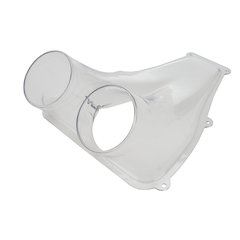 Brake Duct Teardrop Clear Double Hole