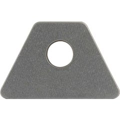 1/4in Flat Tabs 25pk 1/2in Hole