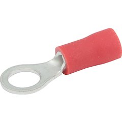 Ring Terminal #10 Hole Insulated 22-18 20pk
