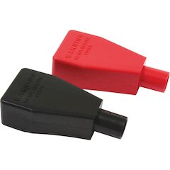 Battery Terminal Covers Red/Black 1pr