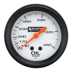 Oil Temp Gauge 140-340F 2-5/8in