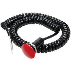 Remote Button w/Cord Lg Red Button