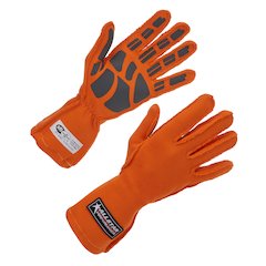 Driving Gloves SFI 3.3/5 Outseam D/L LG Orange