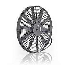 16in Euro Black Thin Lin e Electric Puller Fan