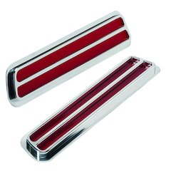 1969 Camaro Taillights Polished Slotted