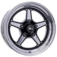 Street Lite Black Wheel 15X8 5.5IN BS
