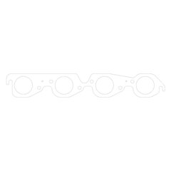 BBC MLS Exhaust Gasket Set 2.130 Round Port