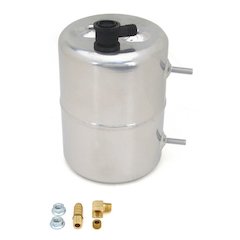 Vacuum Canister Aluminum Zinc Plated & Polished