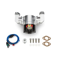 SBC Billet Alum Electric Water Pump Clear