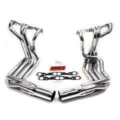 SBC Side Mount Headers - Silver - 63-82 Vette