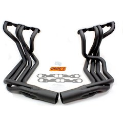 SBC Side Mount Headers - Black - 63-82 Vette