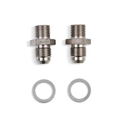 6an Male to 1/4-18 NPSM Adapter Fittings 2pk