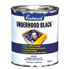 Underhood Paint Black Quart Can