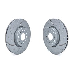 Brake Rotor Kit Turbo Front Volkswagen Golf