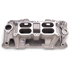 SBC Dual Quad Air Gap Intake Manifold