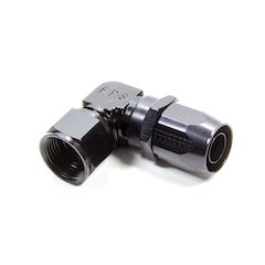 Hose Fitting #12 90 Deg Black - Low Profile