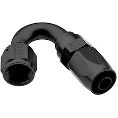 Hose Fitting #10 150 Deg Pro-Flow Black