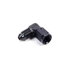 #4 Female Swivel to Male 90 Degree Fitting Black