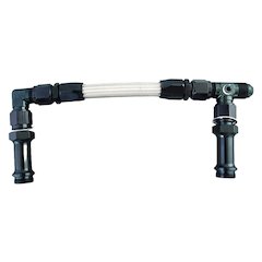 #6 Fuel Line Kit 7/8-20 Dual Inlet 4150 Black