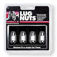 4 Lugnuts Acorn Bulge 7/16