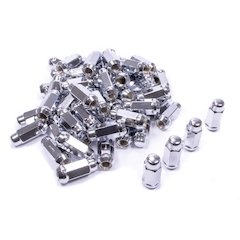 60 Lugnuts 1/2 Acorn Bulge 3/4 Hex Extra Long