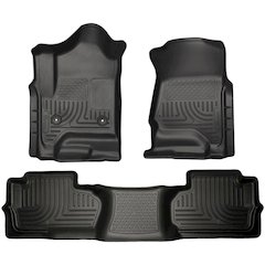 15-   GM 2500HD Dbl Cab Floor Liners Black