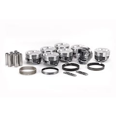 SBC Flat Top Piston Set 4.040 Bore w/Rings