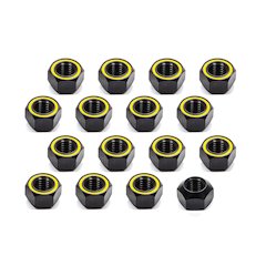 Lugnut 20Pk 5/8-11 Alum Refl Yellow