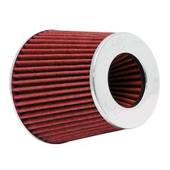 Universal Clamp On Air Filter Red