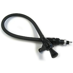 Black Locking Dipstick GM P/G Firewall Mount