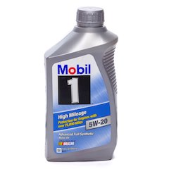 5w20 High Mileage Oil 1 Qt