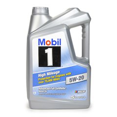 5w20 High Mileage Oil 5 Qt Bottle