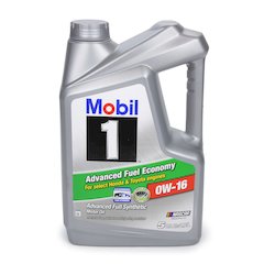 Mobil 1 Synthetic Oil 0w16 5 Quart Jug