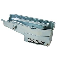 SBC C/T Oil Pan - 7qt. LH Dipstick w/Ins. Bung
