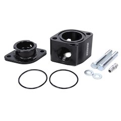 Manifold Filler Neck Kit - Billet Alum. Black