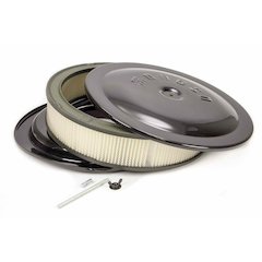 14x3 Air Cleaner Kit w/Raised Bottom Black