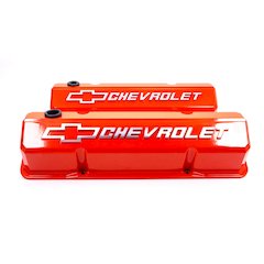 SBC Slant Edge Chevy Orange V/C Tall Rec Logo