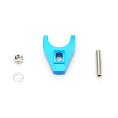 Chevy V8 Billet Dist. Clamp - Blue