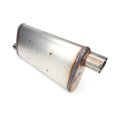 Turbo Pro Muffler 18in 2.5in Offset In/Out