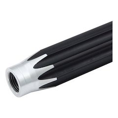 3/8 Aluminum Scalloped Tube - 14in.