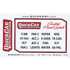 Switch Panel Stickers Small Ignition Panels